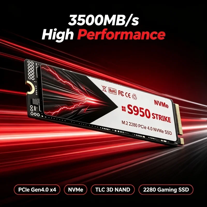 SSD interno S950 originale PCI - M.2 Nvme 4Tb Pcie 4.0 Ssd recensione e prezzo