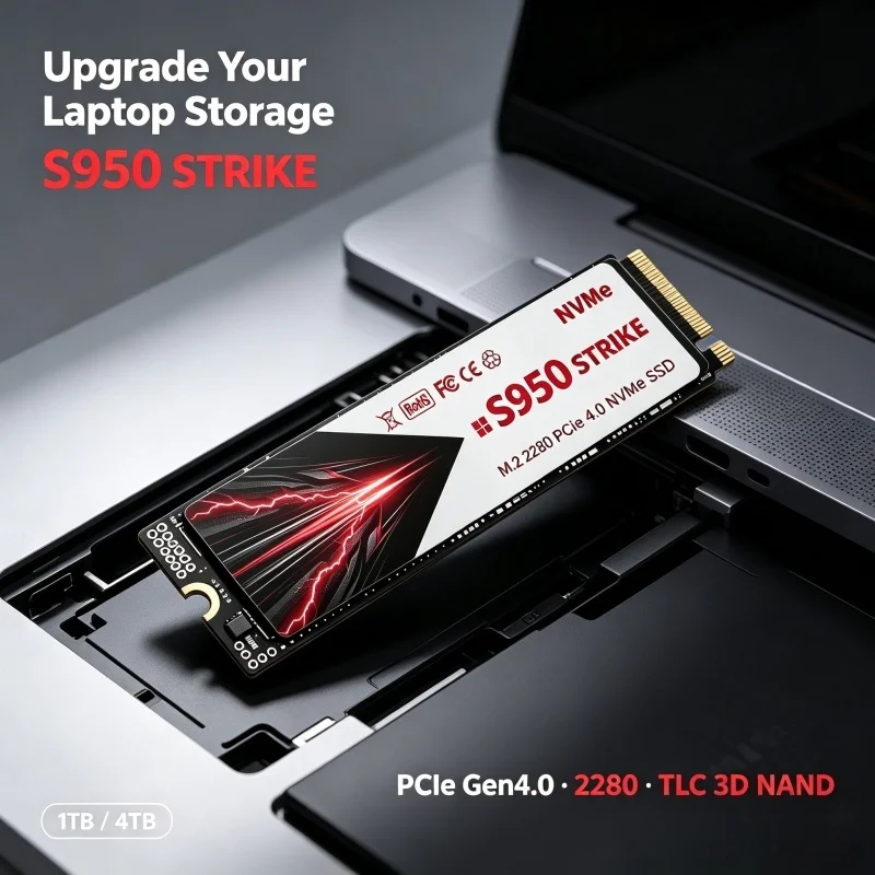 SSD interno S950 originale PCI - M.2 Nvme 4Tb Pcie 4.0 Ssd recensione e prezzo